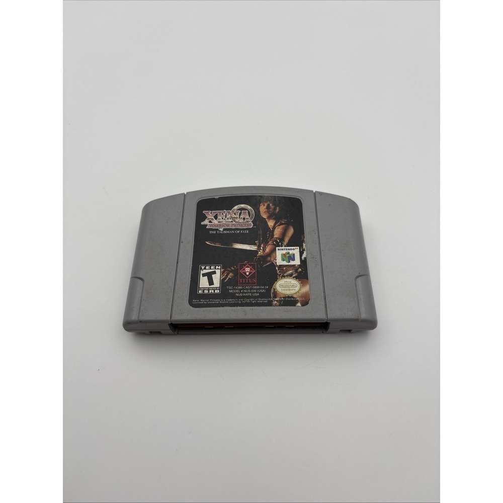 Xena Warrior Princess The Talisman Of Fate Nintendo 64 N64 1999 NUS-NXFE-USA